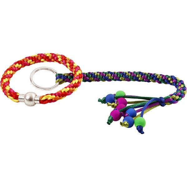 Kumihimo-Klassenzimmer-Set - Neonfarben - leuchtende Farben