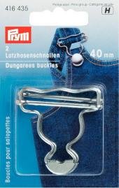 Zimmermannshose/Overall Schnalle BR 40mm silberfarben 2 Stk Zimmermannshose/Overall Schnalle BR 40mm silberfarben 2 Stk