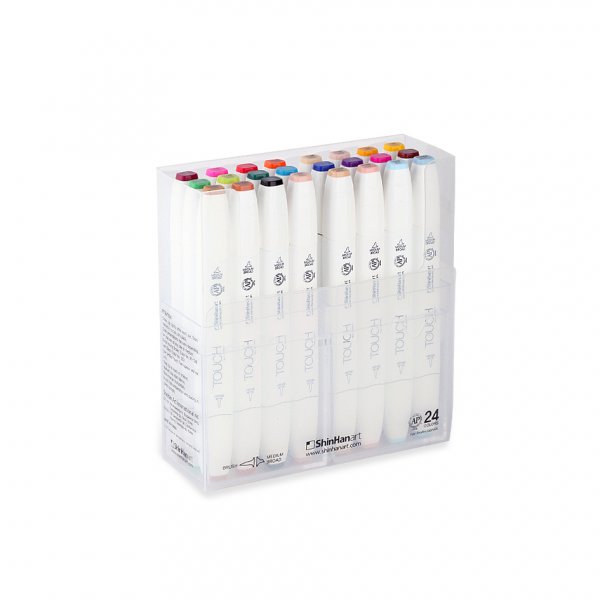 Touch Twin Brush Marker - 24 Stifte