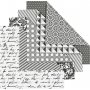 Origami-Papier - schwarz/wei - 15 x 15 cm - 50 Blatt
