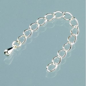 Verstellbares Armband L 6 cm - versilbert 2 Stk Verstellbares Armband L 6 cm - versilbert 2 Stk
