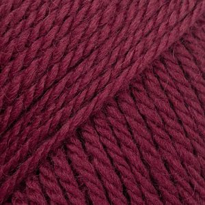 DROPS Alaska Uni Color Garn - 50 g - Burgunderrot (80) DROPS Alaska Uni Color Garn - 50 g - Burgunderrot (80)