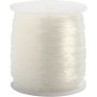 Elastischer Schmuckfaden - 0,8 mm - rund - 100 m
