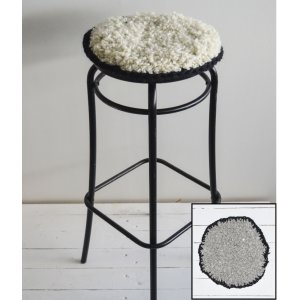 Strickanleitung - Stuhlkissen einzeln und doppelt und Kissen für Ikeas Kinderhocker Strickanleitung - Stuhlkissen einzeln und doppelt und Kissen für Ikeas Kinderhocker