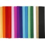 Krepppapier - gemischte Farben - 60 Blatt