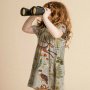 Gemusterter Jersey 145 cm - Waldstern - Hase