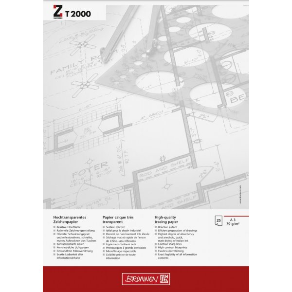 Skizzenblock - A3 70g T2000 (25 Seiten)