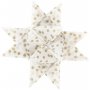 Sternstreifen - Gold - Wei - 6,5+11,5 cm, 48 Streifen