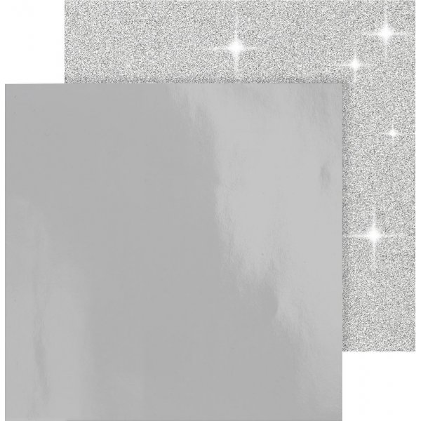 Vivi Gade Designpapier - Silber - 2 Blatt