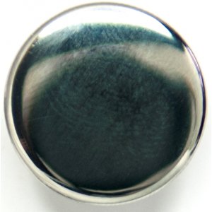 Knopf Rund 1 Loch 15 mm 4 Stück - Silber Knopf Rund 1 Loch 15 mm 4 Stück - Silber