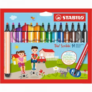 Fasermaler Trio Scribbi - 14er-Pack Fasermaler Trio Scribbi - 14er-Pack