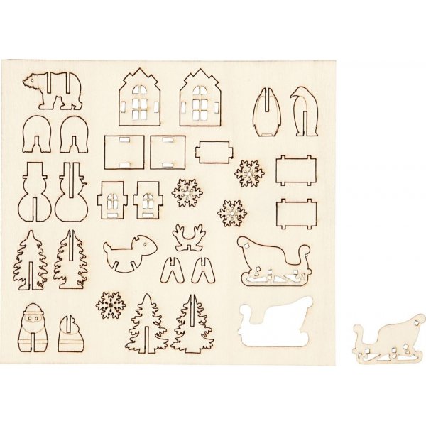 Holzfiguren zum Selbermachen - Weihnachten