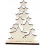 Weihnachtsbaum aus Sternen - 14,7 x 19,6 cm