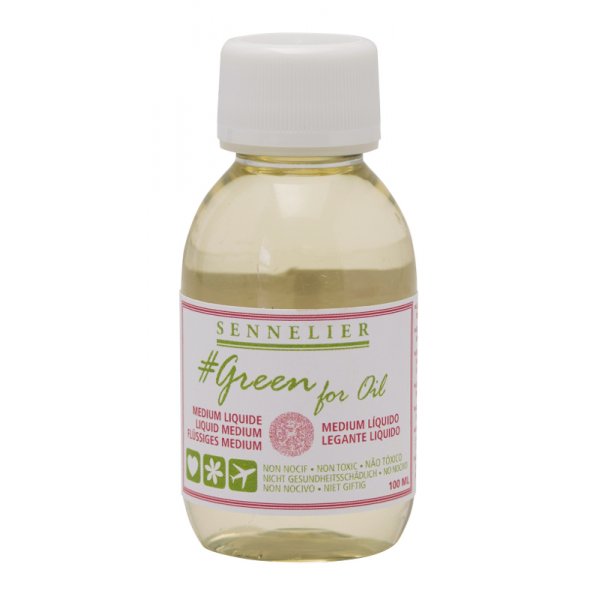 lmedium Sennelier Greenforoil - Flssiges Medium