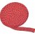 Schlauchgestrick 4 cm rot/grau