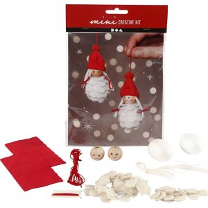 Mini-DIY-Kit - Weihnachtsmänner Mini-DIY-Kit - Weihnachtsmänner
