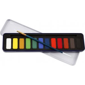 Aquarell-Set - Mischfarben - 12-tlg Aquarell-Set - Mischfarben - 12-tlg