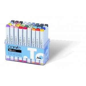 Copic Marker-Set - 36 Stifte - Grundfarben Copic Marker-Set - 36 Stifte - Grundfarben
