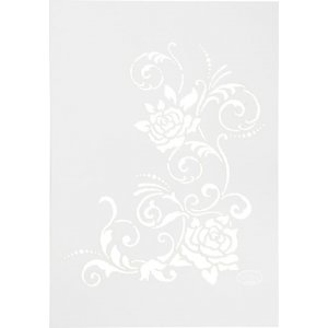 Schablone - Blumen - A4 Schablone - Blumen - A4