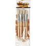 Kinderpinsel - Holz - 4 Stk