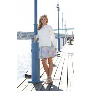 Strickmuster - Pullover mit strukturiertem Rand Strickmuster - Pullover mit strukturiertem Rand