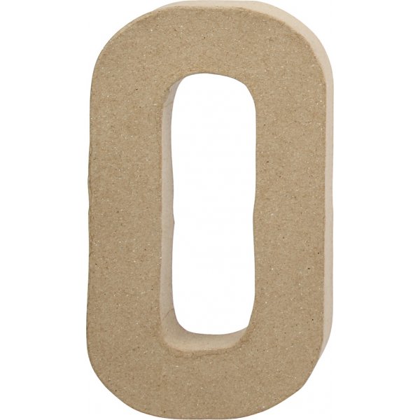 Pappbuchstabe - O - 5 cm