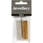 Rocailleperlen - Gold - Silber - 2 x 7 g