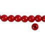 Holzperlen - 12 mm - rot
