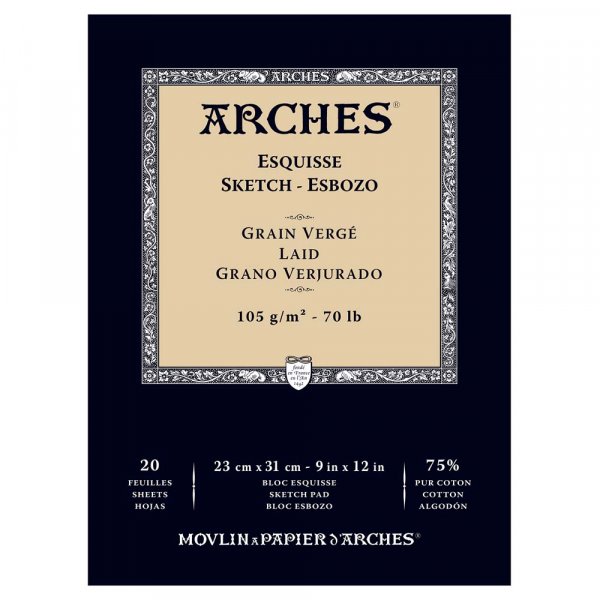 Skizzenpapier Arches 105g - 23x31 cm