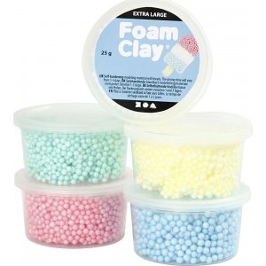 Foam Clay Extra Large - gemischte Farben - 5 x 25 g Foam Clay Extra Large - gemischte Farben - 5 x 25 g