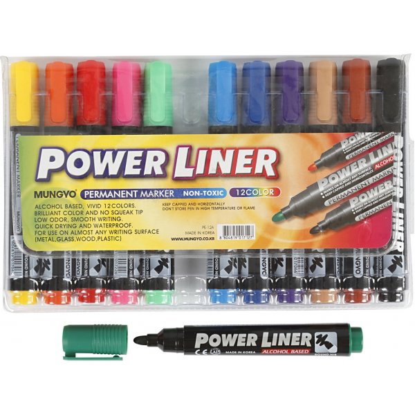 Power Liner - gemischte Farben - 12 Stk