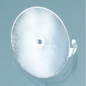 Ring glänzend ø 30 mm - versilbert 1 Stk. Ring glänzend ø 30 mm - versilbert 1 Stk.