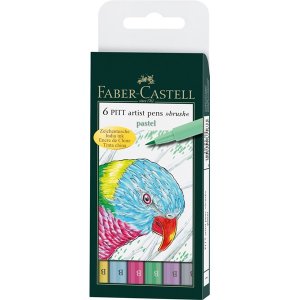 Zeichenstiftset PITT Artist Pastel - 6 Stifte Zeichenstiftset PITT Artist Pastel - 6 Stifte