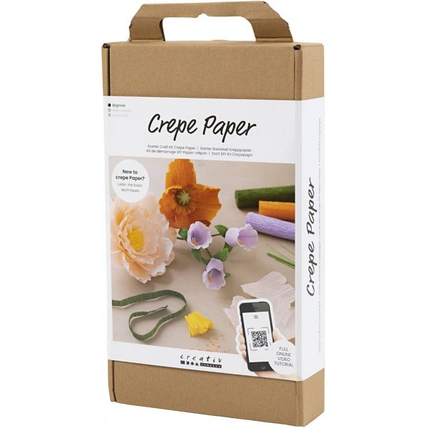 DIY-Kit Krepppapier - gemischte Farben starten DIY-Kit Krepppapier - gemischte Farben starten