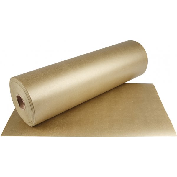 Geschenkpapier - Gold - 100 m Geschenkpapier - Gold - 100 m