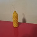 Kundenbild Bienenwachskuchen 30 x 10 cm - 2 Blätter + 2 Dochte