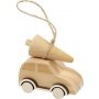 Auto mit Weihnachtsbaum