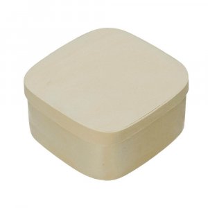 Sperrholzkiste 10,5 x 10,5 x H 5 cm - unbehandeltes Quadrat Sperrholzkiste 10,5 x 10,5 x H 5 cm - unbehandeltes Quadrat