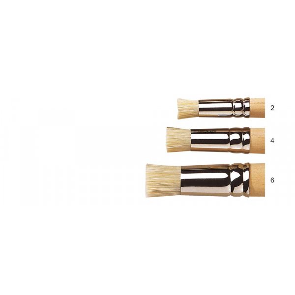 W&N Serie 4 Schablonenpinsel - Nr. 2