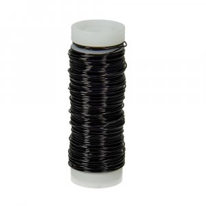 Kupferdraht ø 0,50 mm - schwarz metallic 25 m Kupferdraht ø 0,50 mm - schwarz metallic 25 m