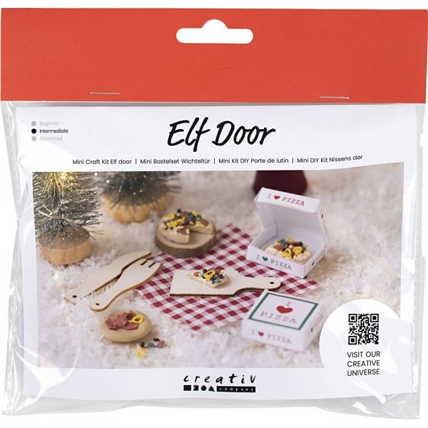 Mini-DIY-Kit Santa's Door - Pizza