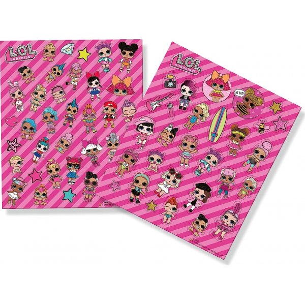 Glitzeraufkleber - LOL berraschung