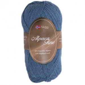 Wikingergarn Alpaka Fein 50g - Mittelblau (623) Wikingergarn Alpaka Fein 50g - Mittelblau (623)