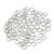 Ringschlaufe 5 x 0,7 mm - versilbert 100 Stk. runden Ringschlaufe 5 x 0,7 mm - versilbert 100 Stk. runden