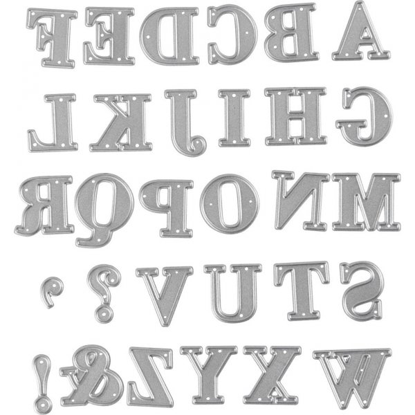 Schnittvorlage - Alphabet
