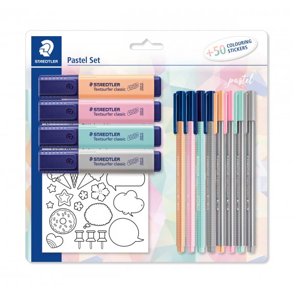 Mix-Set Pastellfarben - Gro