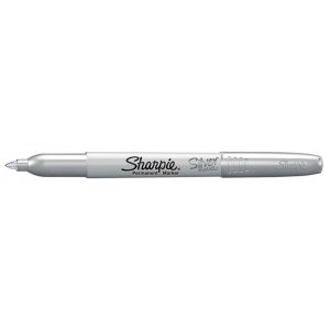 Faserstift Sharpie - Permanent Marker Fine - Metallic-Silber Faserstift Sharpie - Permanent Marker Fine - Metallic-Silber