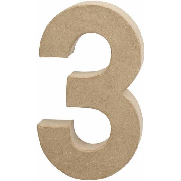 Pappfigur - 3 - 5 cm