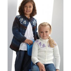 Strickmuster - Strickjacke mit Passe Strickmuster - Strickjacke mit Passe