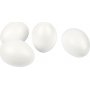Frigolit-Eier - Wei - H10 cm - 25 Stk
